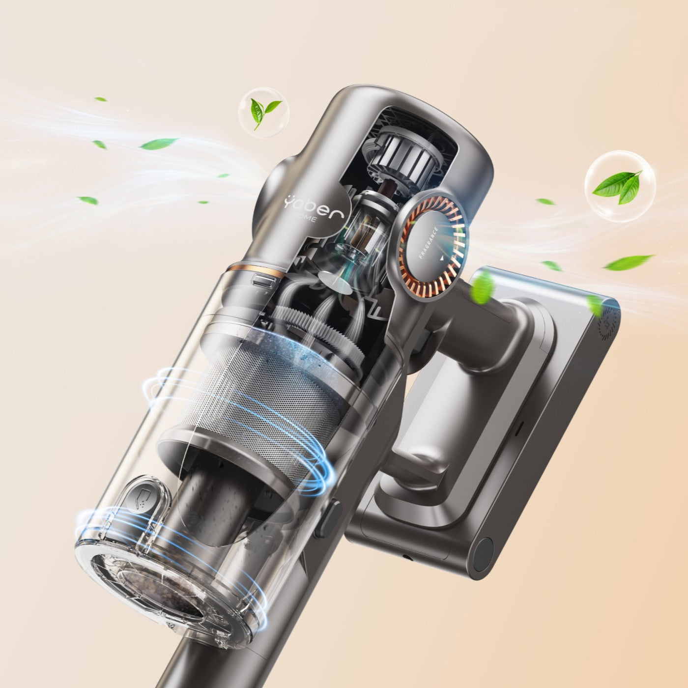 Aspirapolvere senza fili Yaber X20 Cordless - Autonomia di 75 minuti & HEPA a 6 stadi