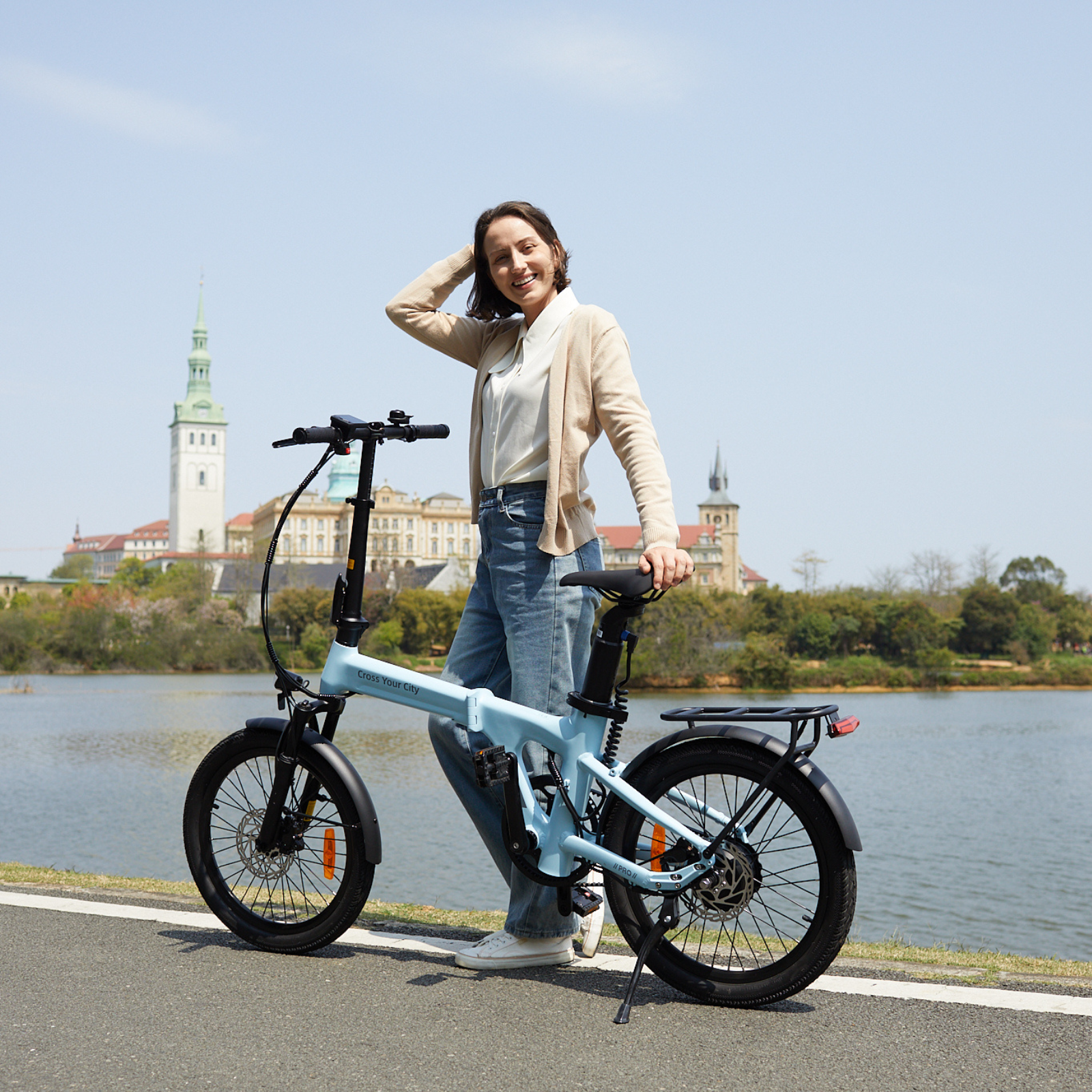 (139,98 € artículo adicional incluido)Bicicleta plegable ADO Air 20 Pro/Ultra E-Bike, versión mejorada