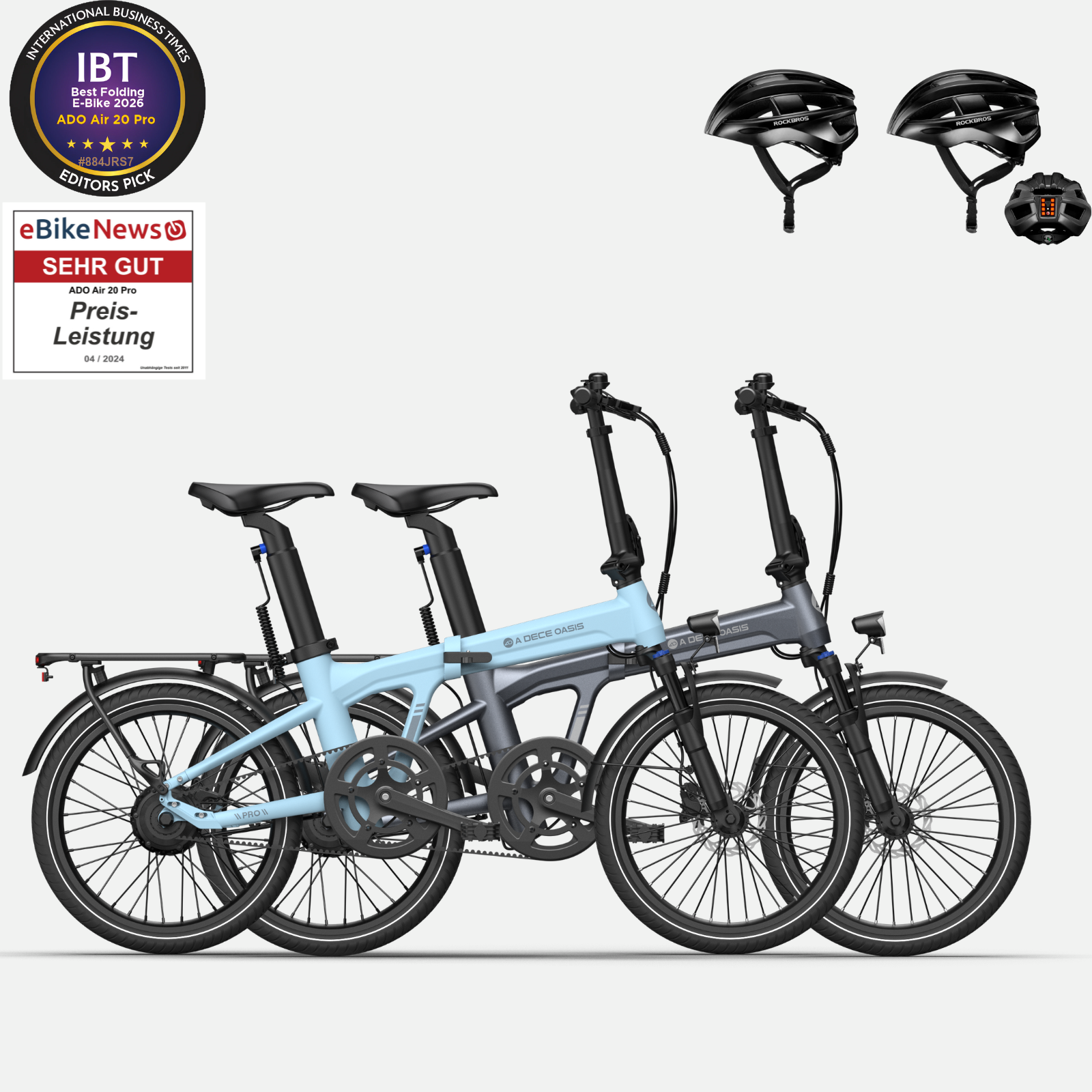 (Gratiszugabe: 99,98 €)  Bundle: ADO Air 20 Pro (2026) E-Bike Upgrade Version x2