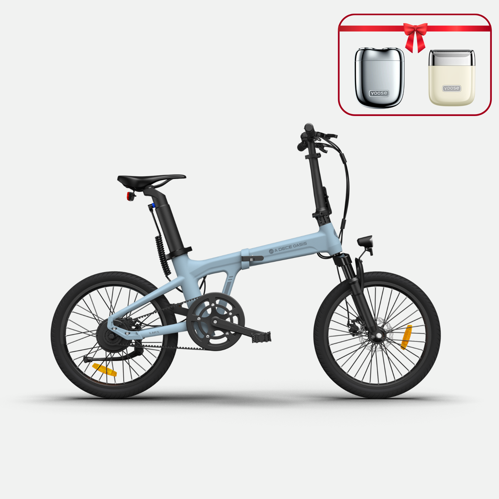 (Gratiszugabe: 69,99 €) ADO Air 20S E-Bike Klapprad, Elektrofahrrad mit Dämpfer