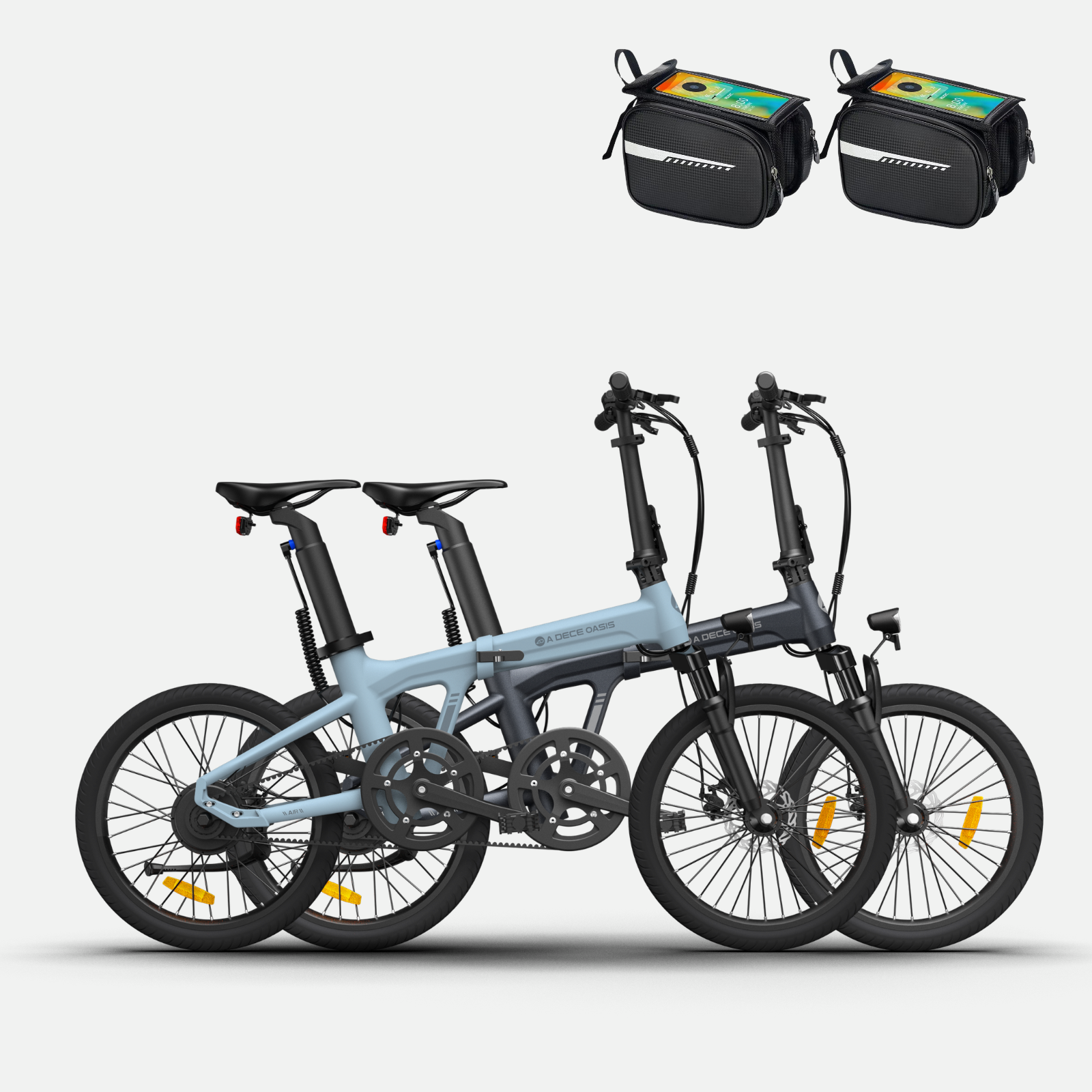 (Bonus gratuit :) 79,98 €Lot : Fourche ADO Air 20S avec amortisseur pour vélo électrique pliant x 2
