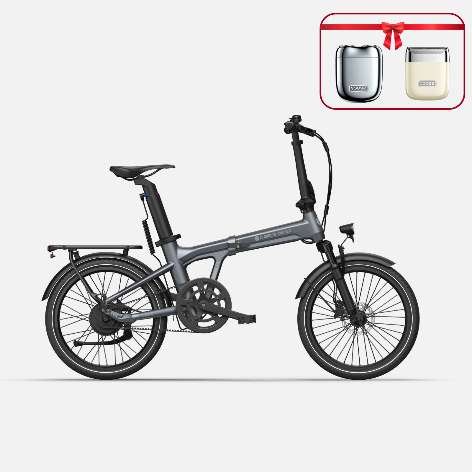 (Gratiszugabe: 69,99 €) ADO Air 20S (2026) E-Bike Klapprad, Elektrofahrrad mit Dämpfer