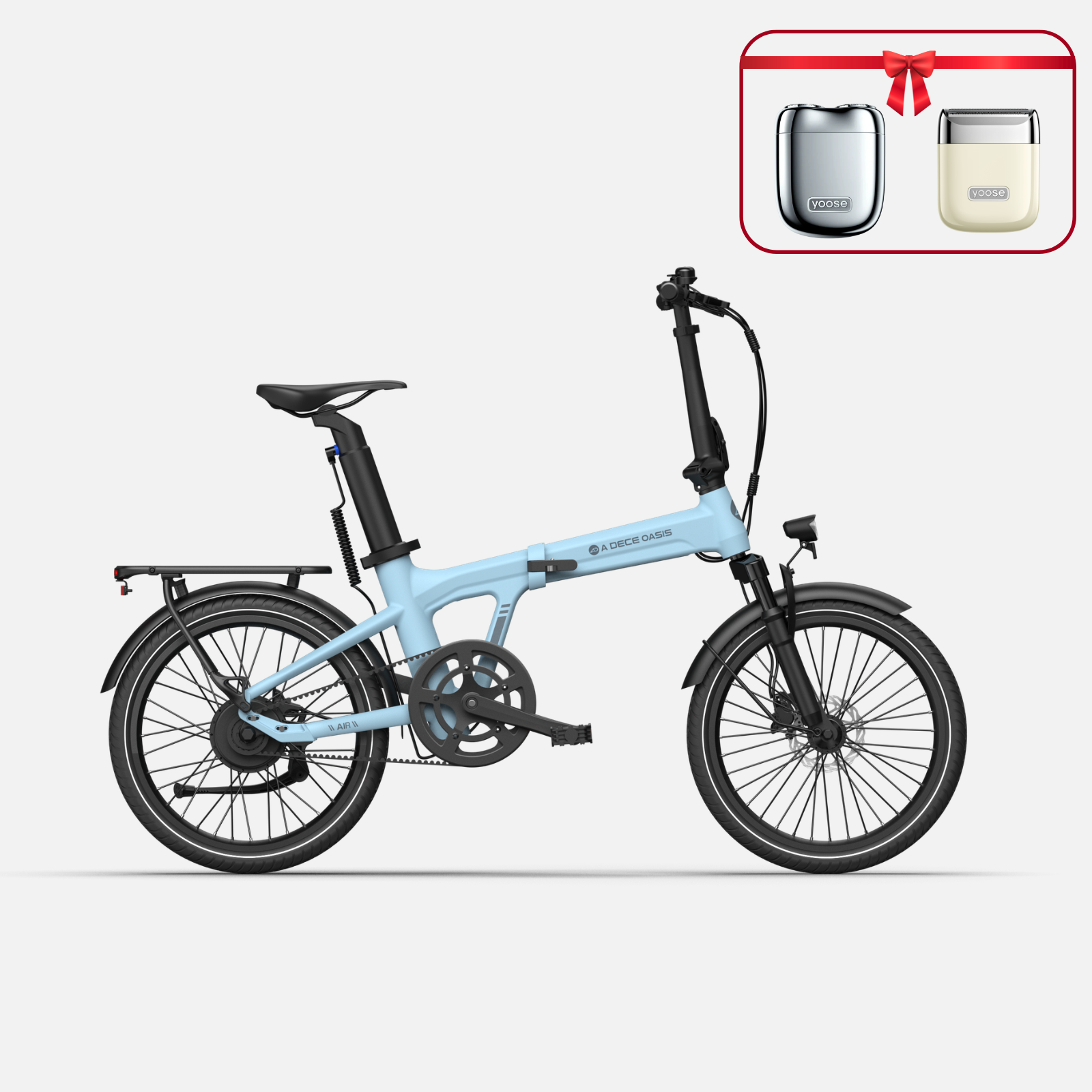 (Gratiszugabe: 69,99 €) ADO Air 20S (2026) E-Bike Klapprad, Elektrofahrrad mit Dämpfer
