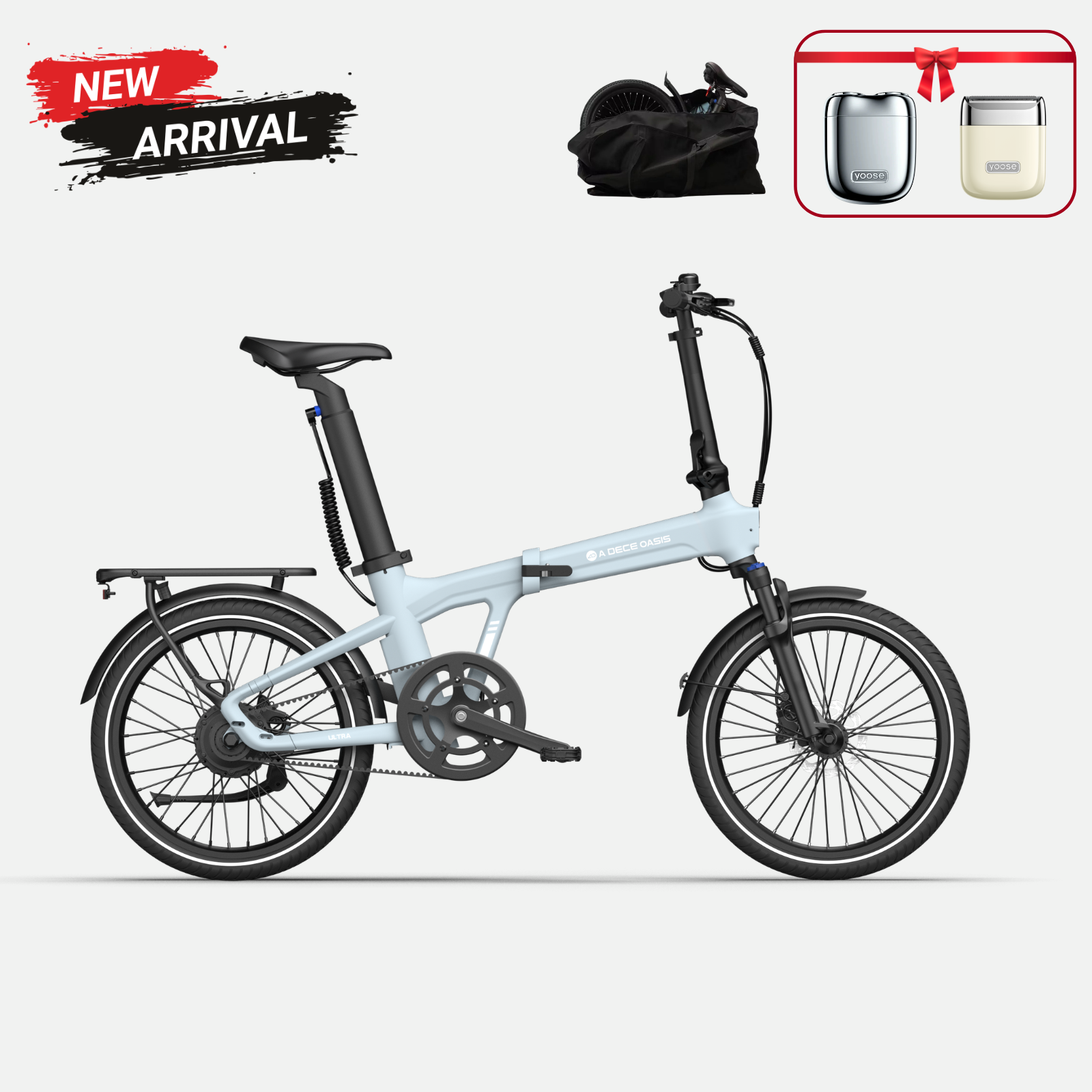 (Gratiszugabe: 159,98 €) ADO Air 20 Pro/Ultra E-Bike Klapprad, Upgrade Version