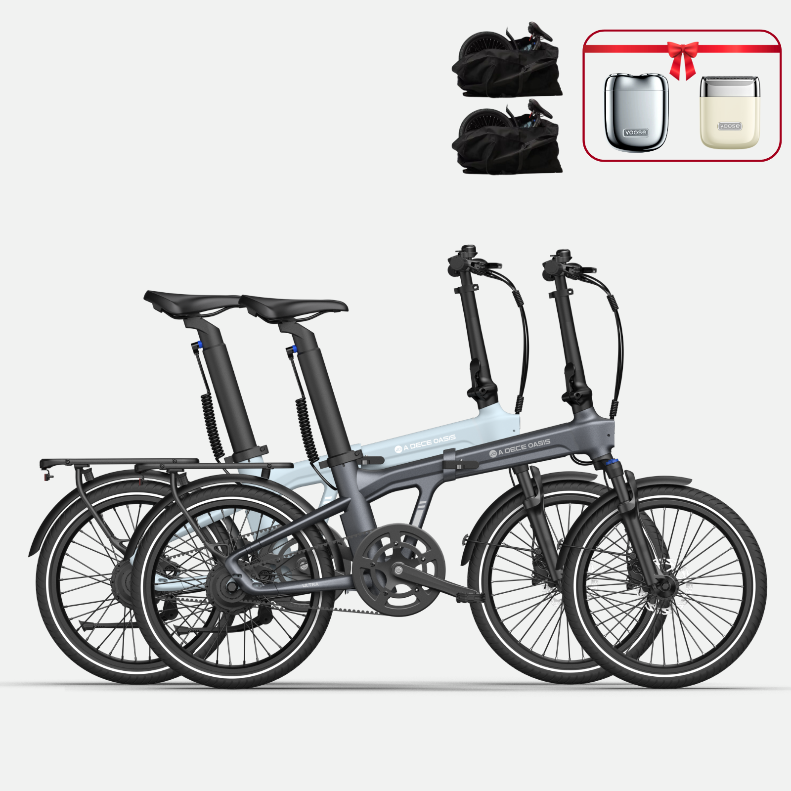 (Bonus gratuit :) 319,96 €Pack : ADO Air 20 Ultra 2026 Version améliorée pour vélo électrique x2