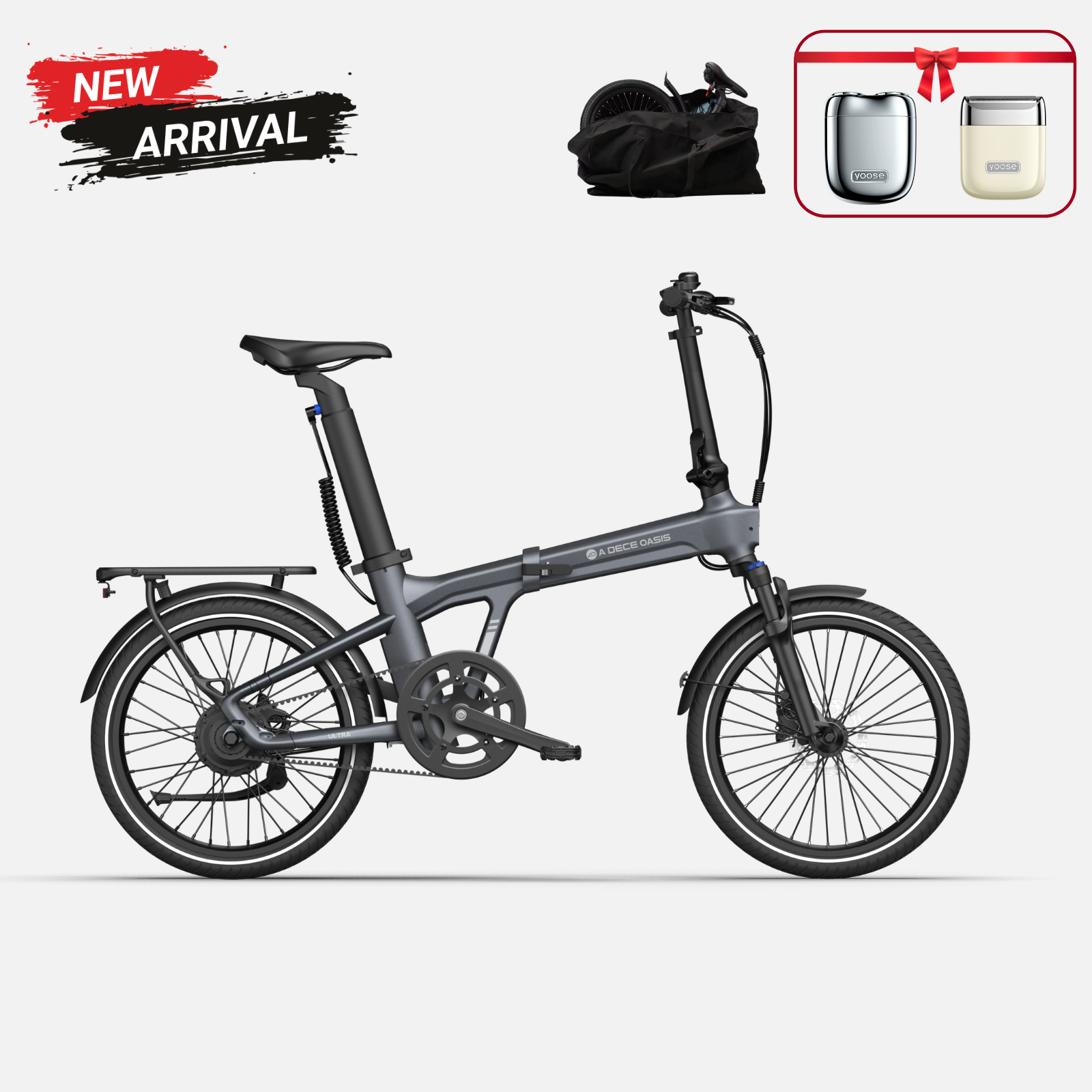 (Gratiszugabe: 159,98 €) ADO Air 20 Pro/Ultra E-Bike Klapprad, Upgrade Version