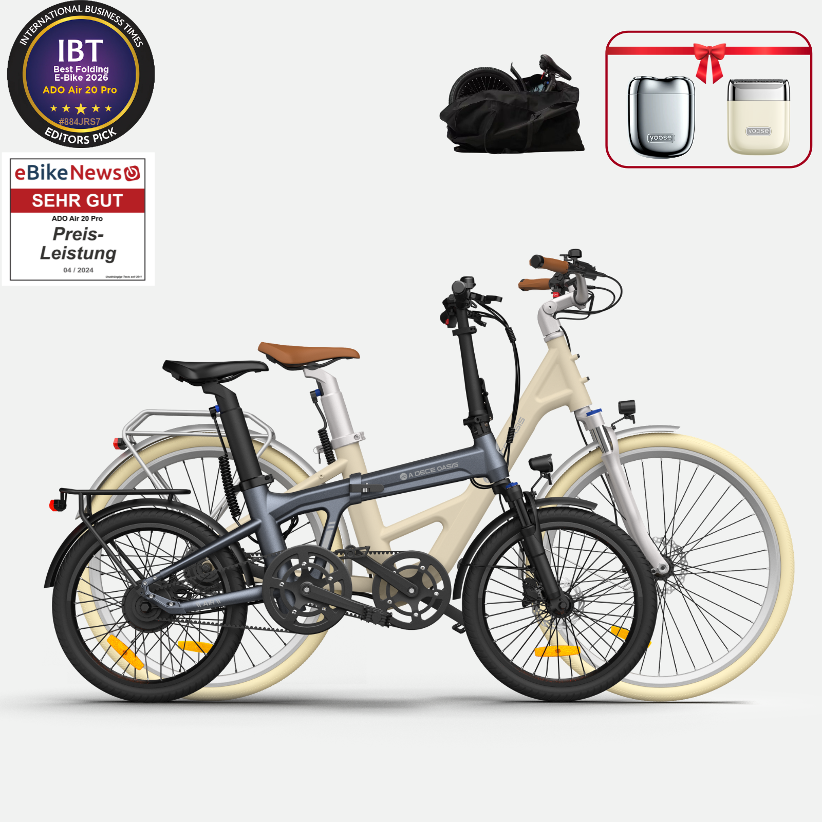 (Gratiszugabe: 229,97 €) Bundle: ADO Air 20Pro + Air 28Pro
