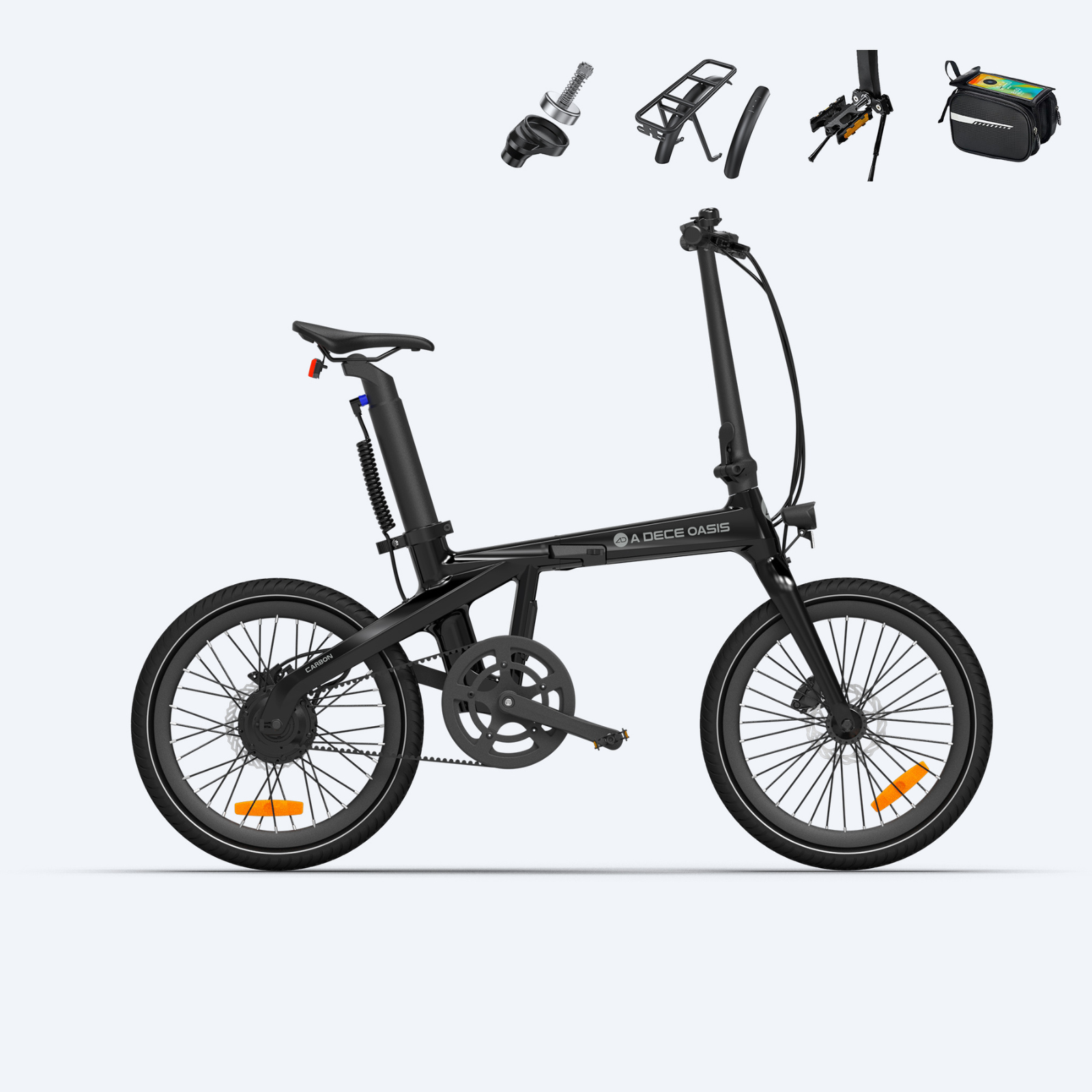 (249.96 € Additional items) Ado Air Carbon: Lighter and more powerful carbon folding wheel
