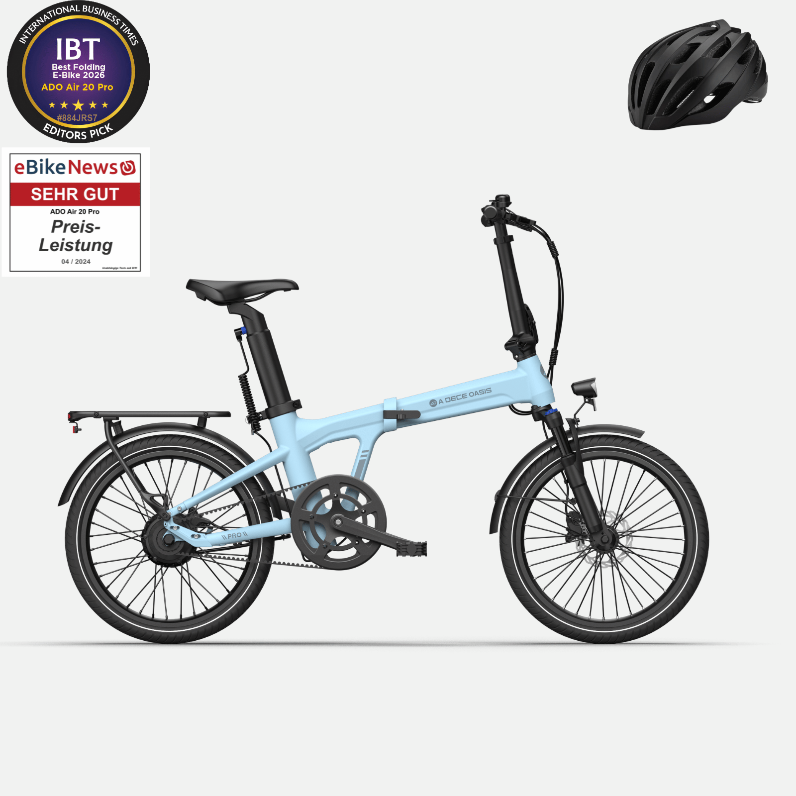 Nouveauté 2026 : ADO Air 20 Pro &  Version Ultra Upgrade – Vélo électrique pliable avec fonctionnalités modernes (bonus gratuit) 89,99 €)