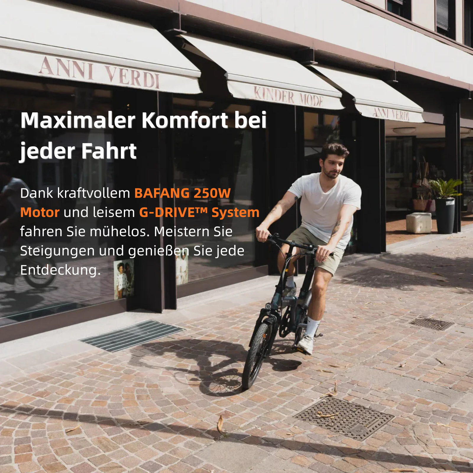 (158,99 € Werbegeschenk)ADO Air 20S E-Bike Klapprad, Elektrofahrrad mit Dämpfer