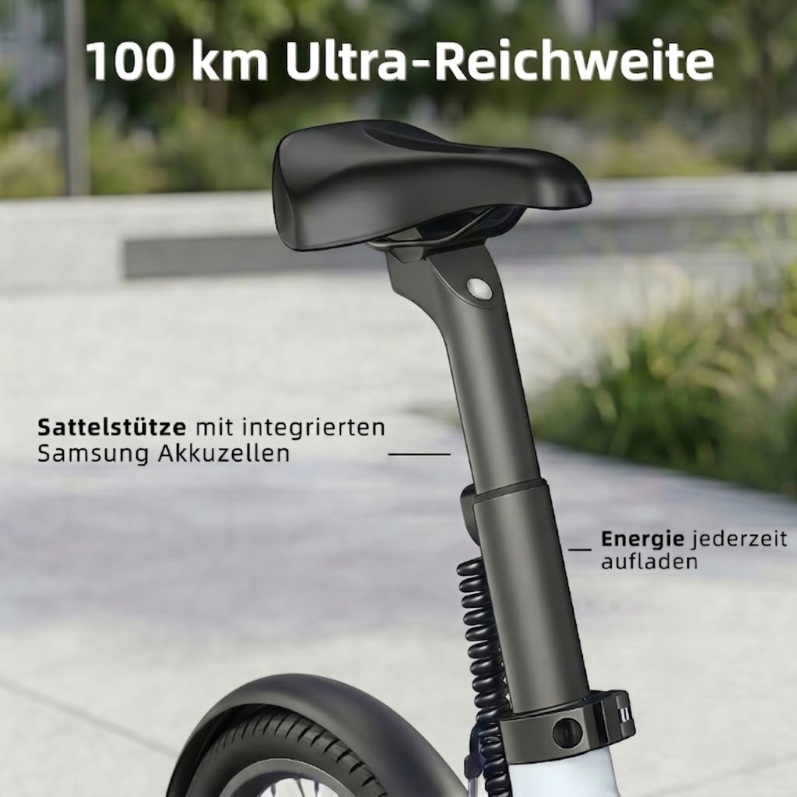 (158,99 € Werbegeschenk)ADO Air 20S E-Bike Klapprad, Elektrofahrrad mit Dämpfer