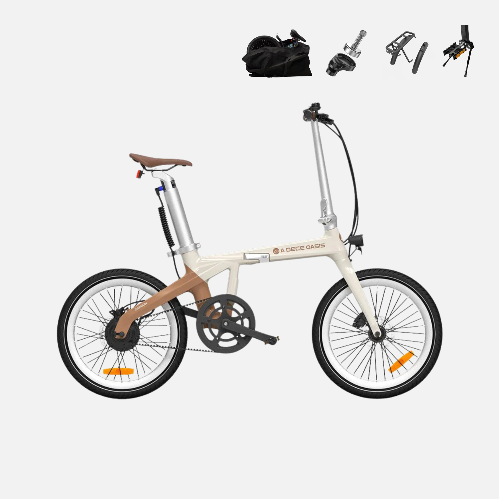 (299,96 € Werbegeschenk)ADO Air Carbon: Leichteres und leistungsstärkeres Carbon-Faltrad