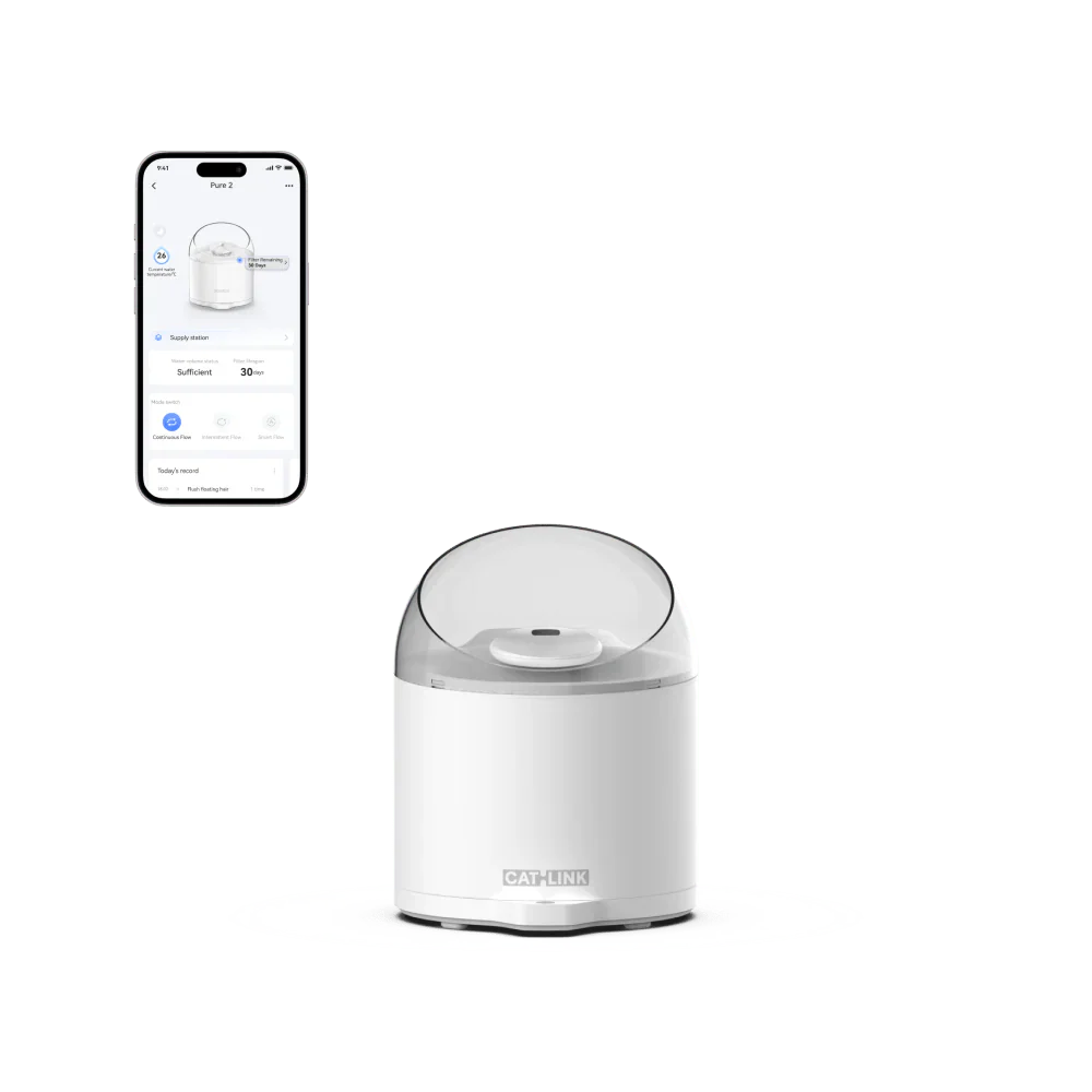 CATLINK W02 Intelligenter AI-Wasserbrunnen – Pure 2