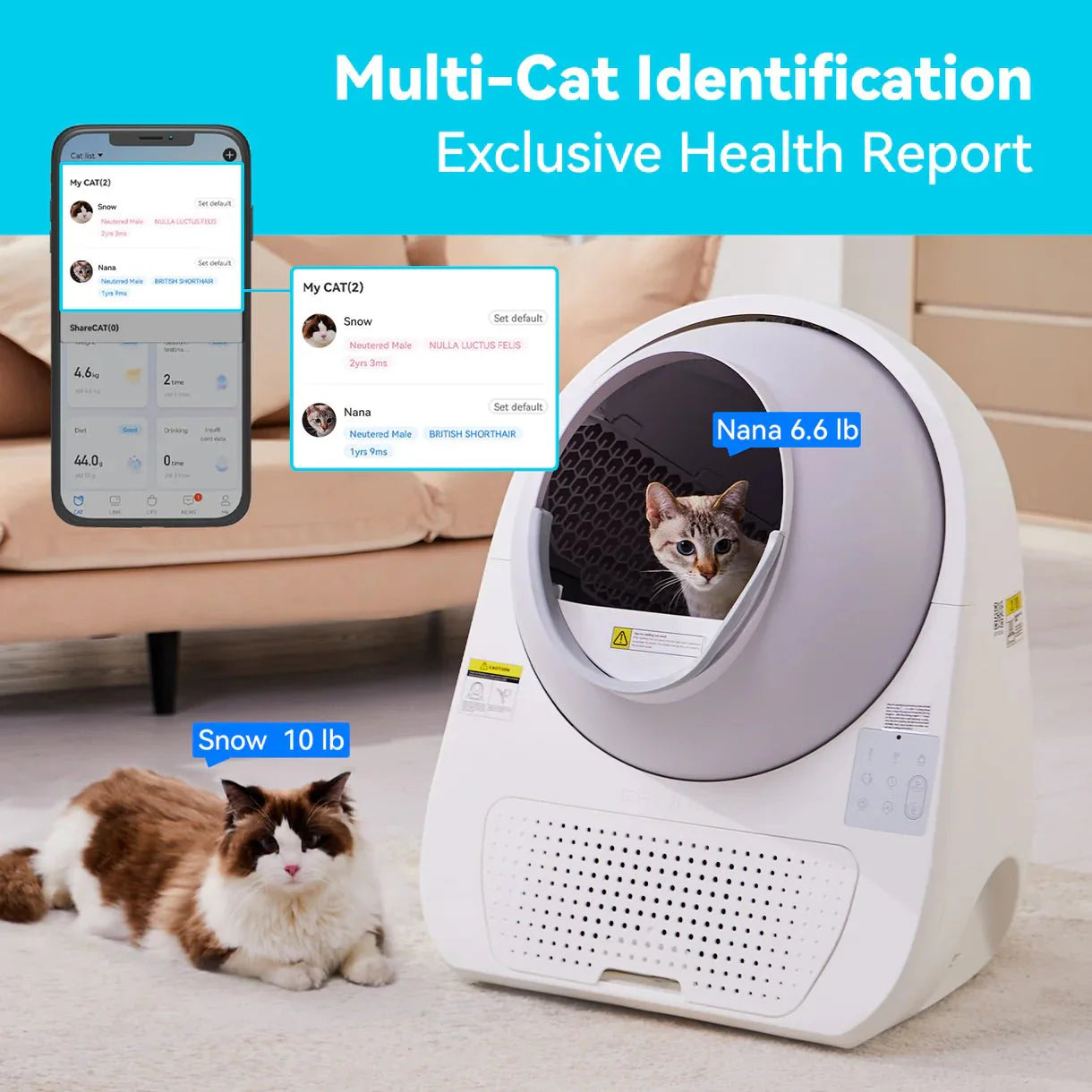 Catlink Pro-X Ultra zelfreinigende kattenbak