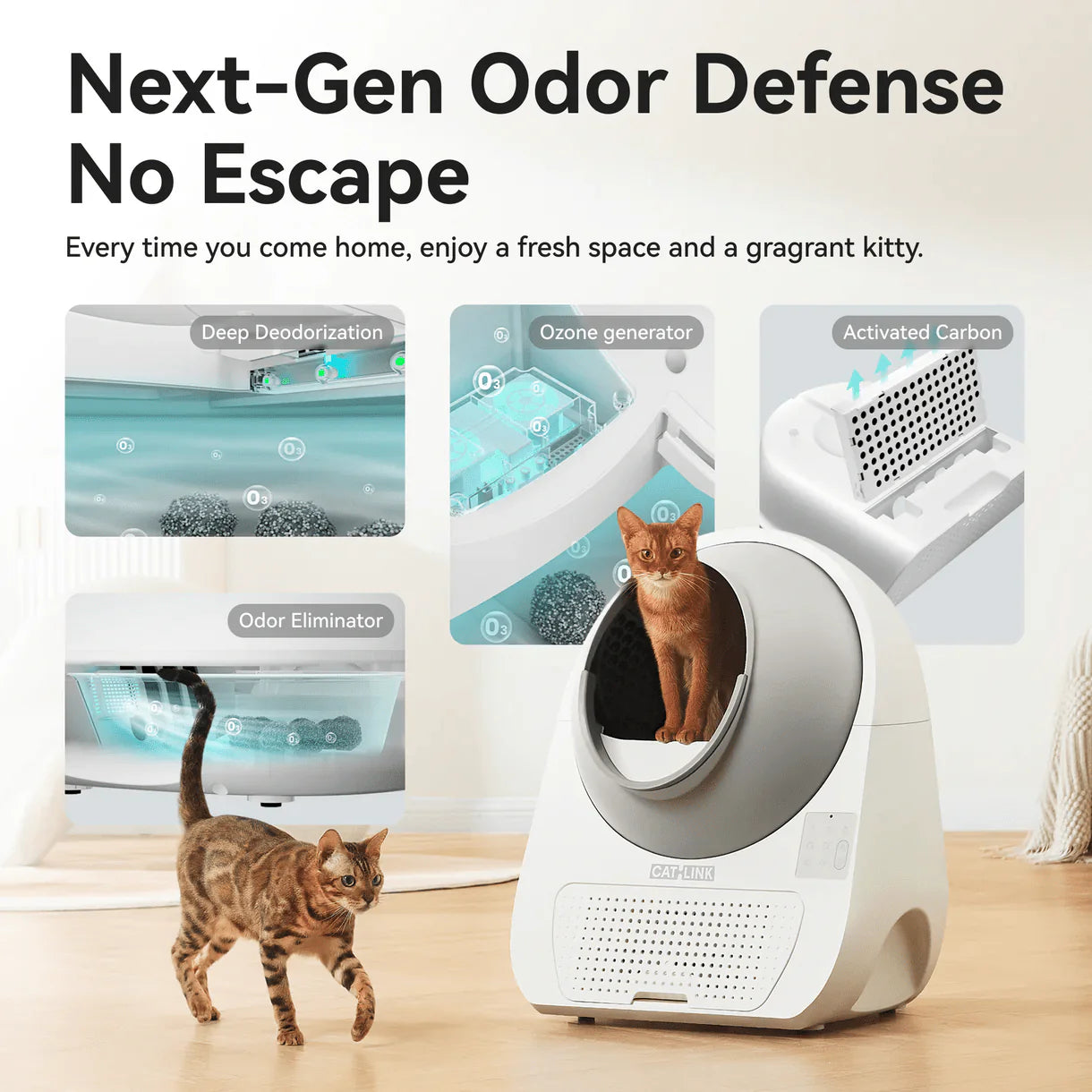 Catlink Pro-X Ultra zelfreinigende kattenbak