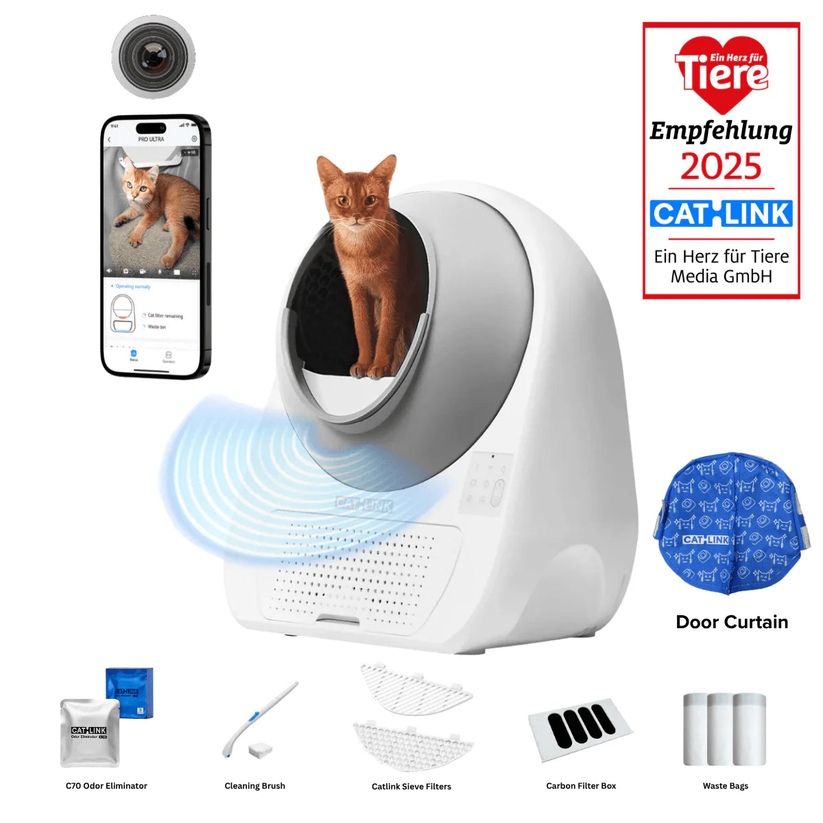 <tc>Catlink</tc> Arenero autolimpiable Pro-X Ultra para gatos