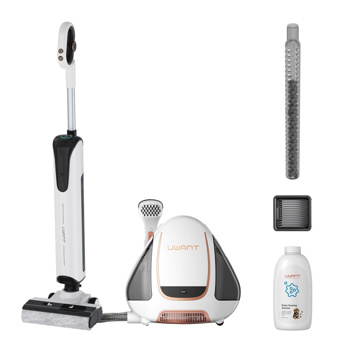 Bundle: UWANT D100 Nass- und Trockensauger × B100 Fleckenreiniger