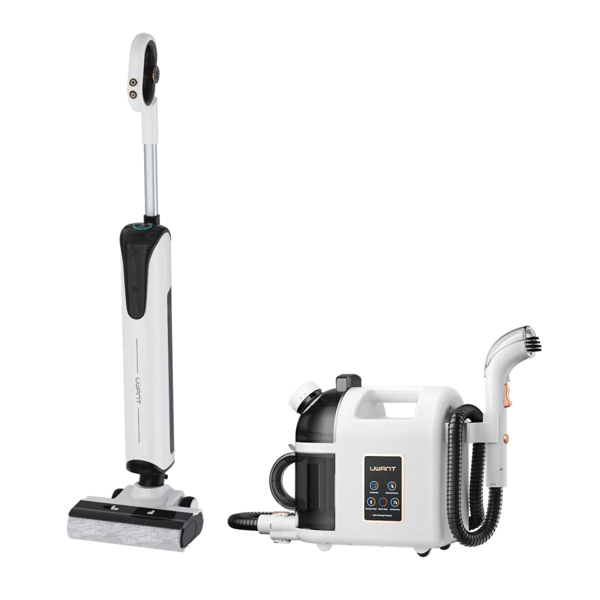 Bundle: UWANT D100 Nass- und Trockensauger × B200 Dampfreiniger