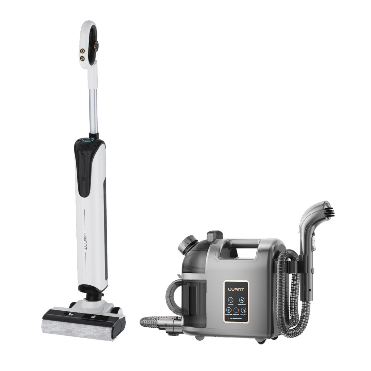 Bundle: UWANT D100 Nass- und Trockensauger × B200 Dampfreiniger