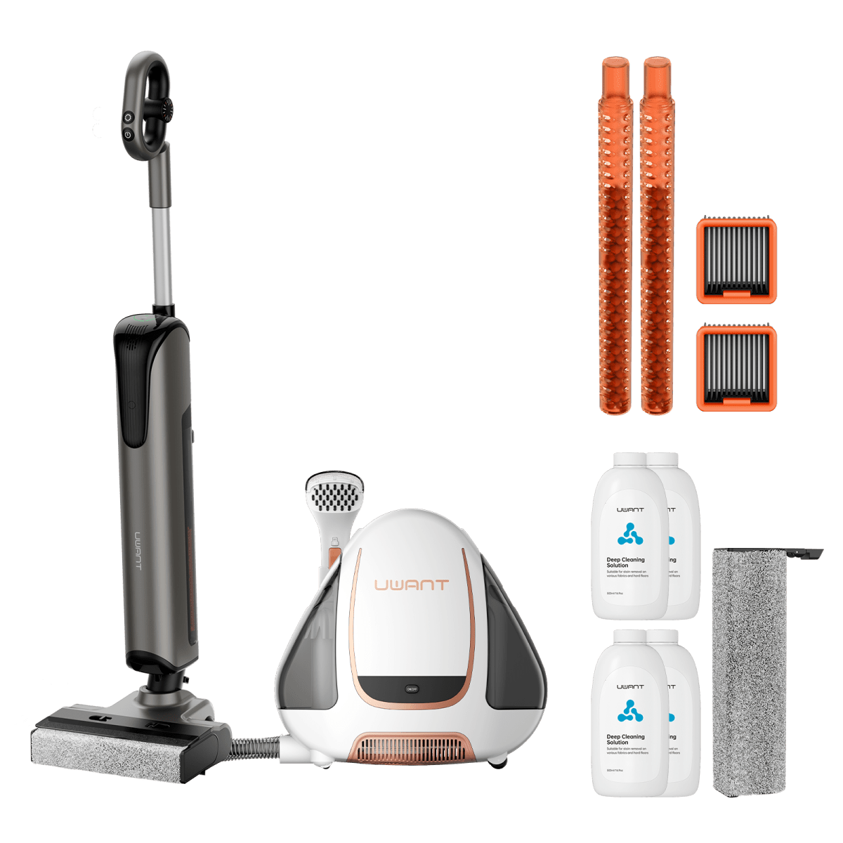 Bundle: <tc>UWANT</tc> D700 Wet and Dry Vacuum Cleaner × B100 Stain Remover