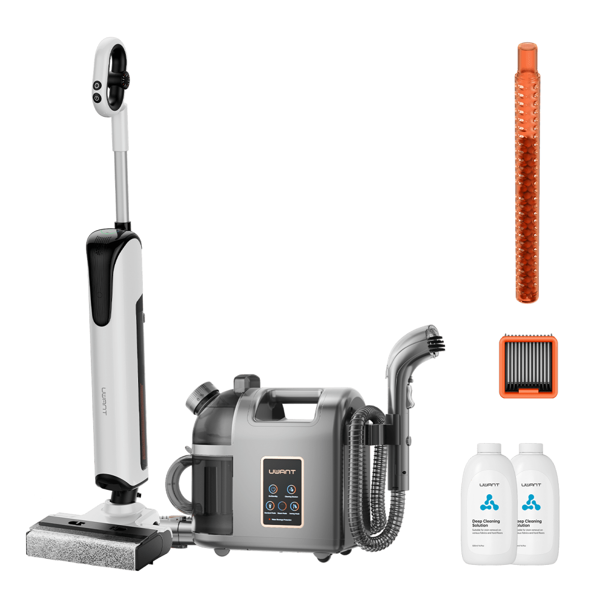 Bundle: UWANT D700 Nass- und Trockensauger × B200 Dampfreiniger