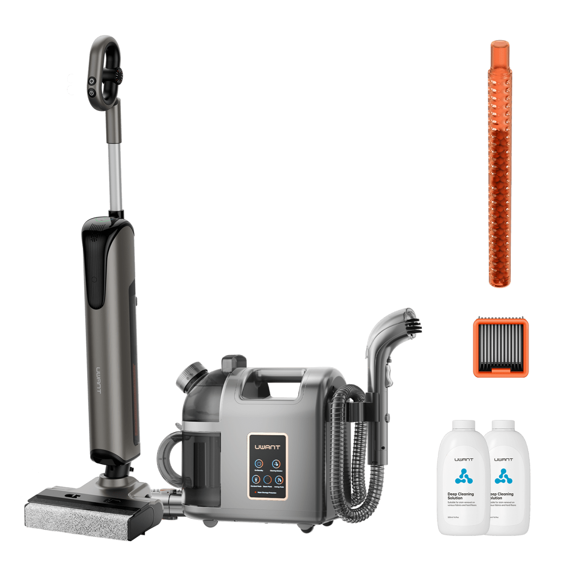 Bundle: UWANT D700 Nass- und Trockensauger × B200 Dampfreiniger