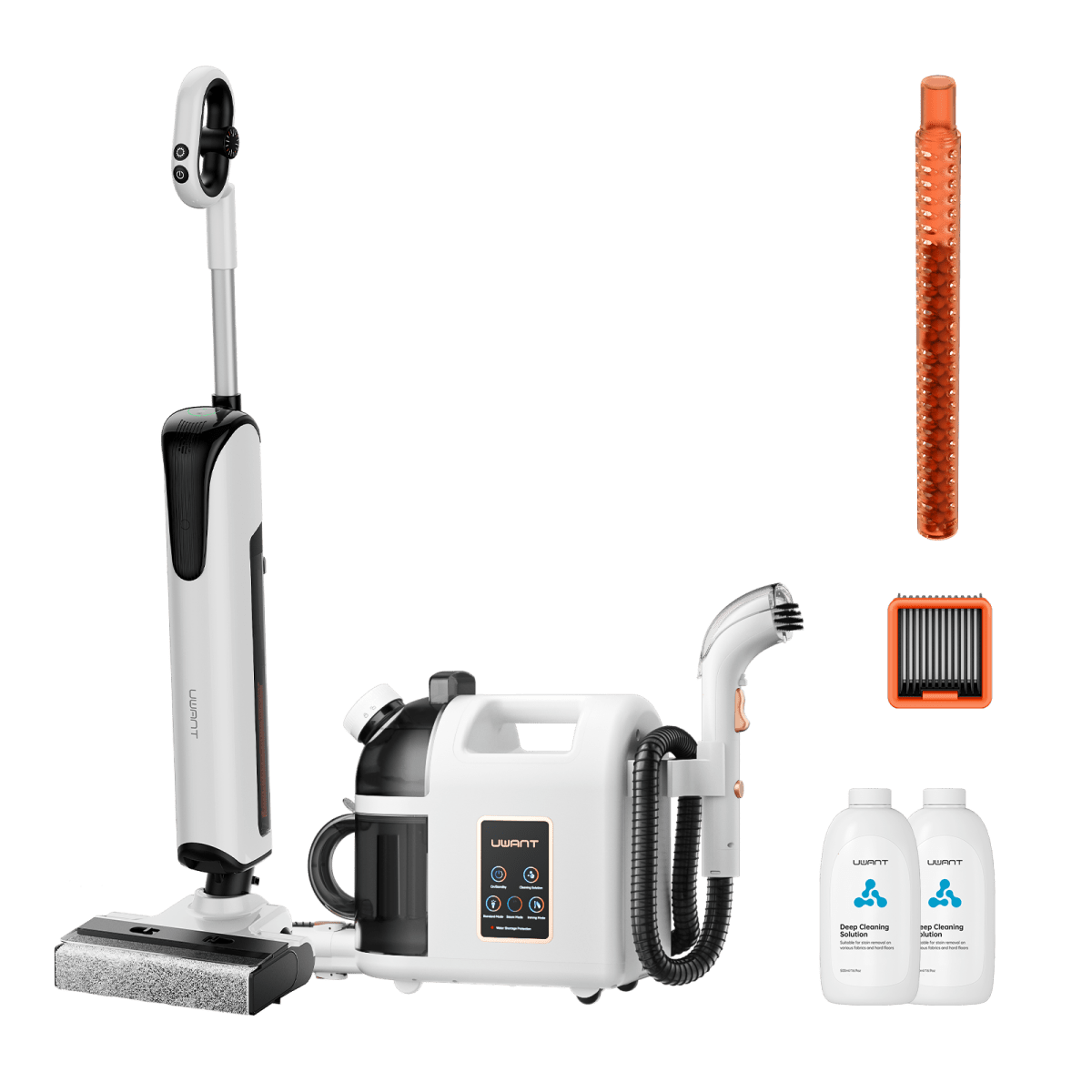 Bundle: UWANT D700 Nass- und Trockensauger × B200 Dampfreiniger