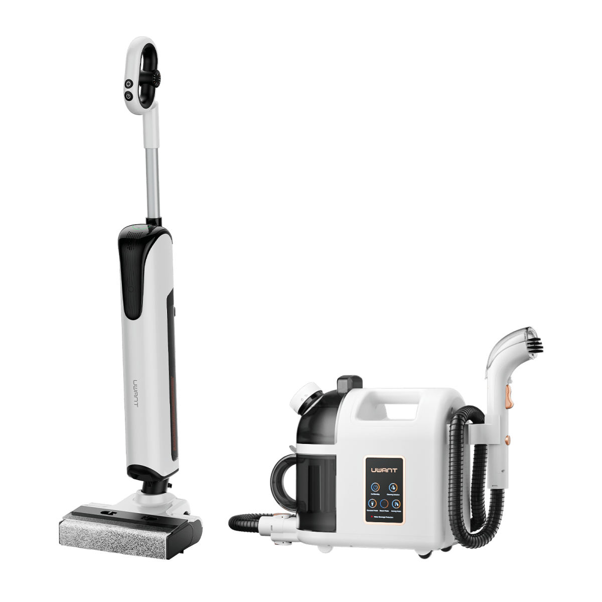 Bundle: UWANT D700 Nass- und Trockensauger × B200 Dampfreiniger