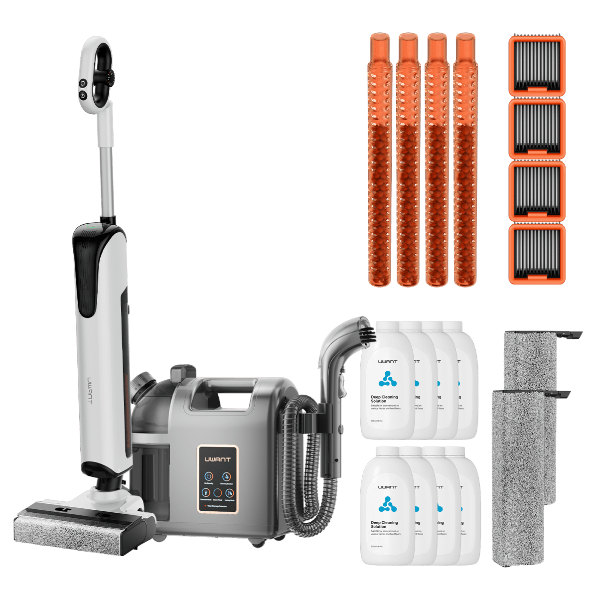 Bundle: UWANT D700 Nass- und Trockensauger × B200 Dampfreiniger