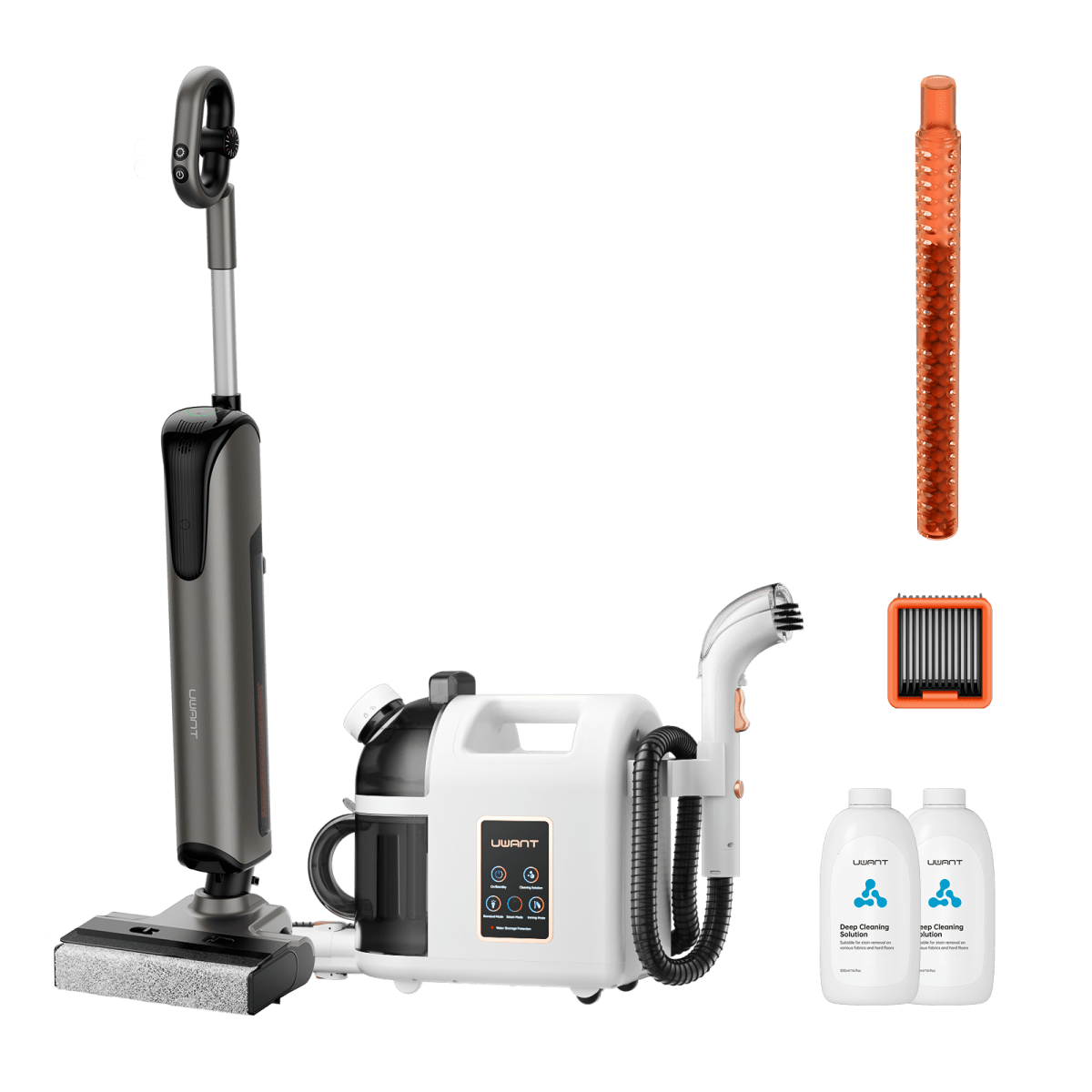 Bundle: UWANT D700 Nass- und Trockensauger × B200 Dampfreiniger