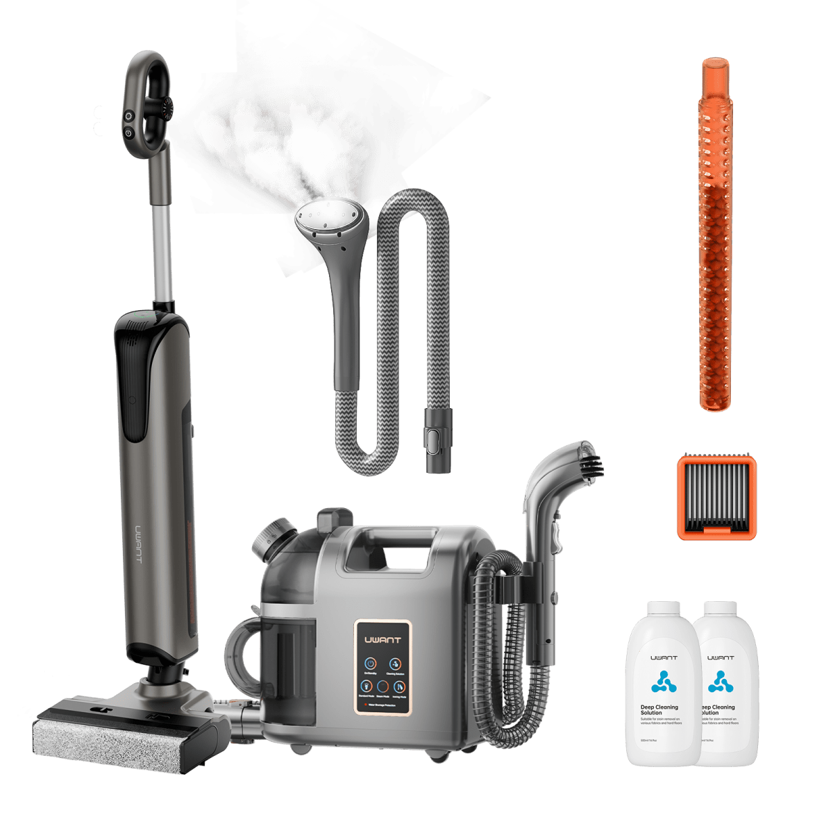 Bundle: UWANT D700 Nass- und Trockensauger × B200 Dampfreiniger