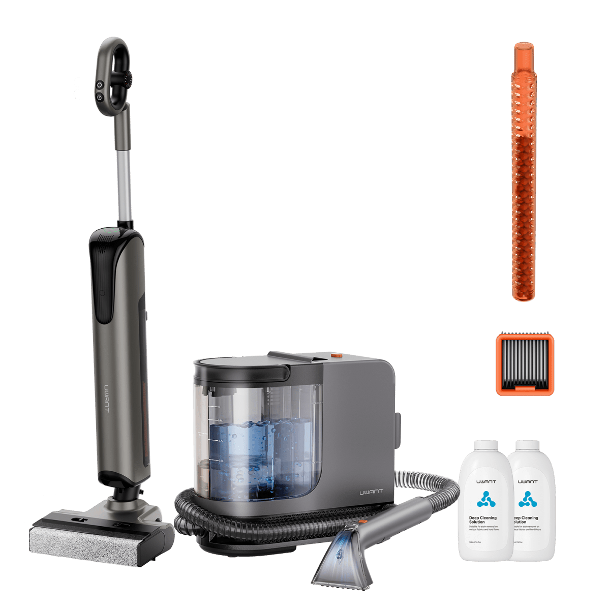 Bundle: UWANT D700 Nass- und Trockensauger × B400 Dampfreiniger
