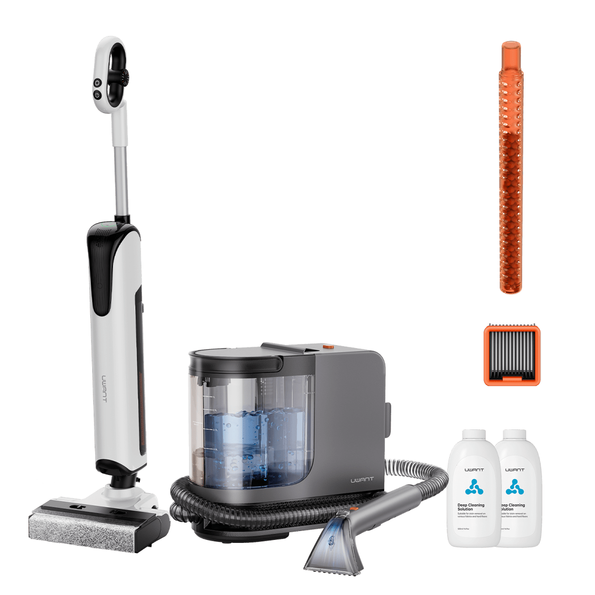 Bundle: UWANT D700 Nass- und Trockensauger × B400 Dampfreiniger
