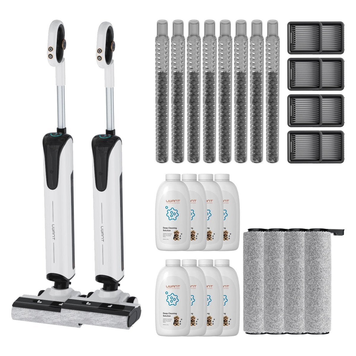 Bundle: UWANT D100 Nass- und Trockensauger, Bodenreiniger