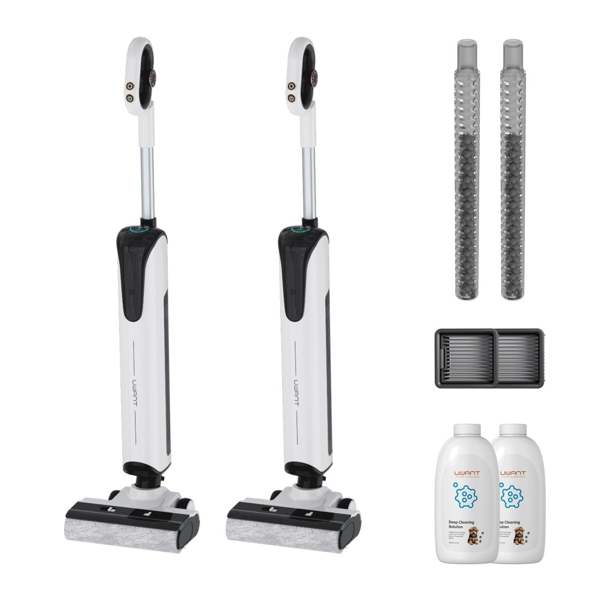 Bundle: UWANT D100 Nass- und Trockensauger, Bodenreiniger