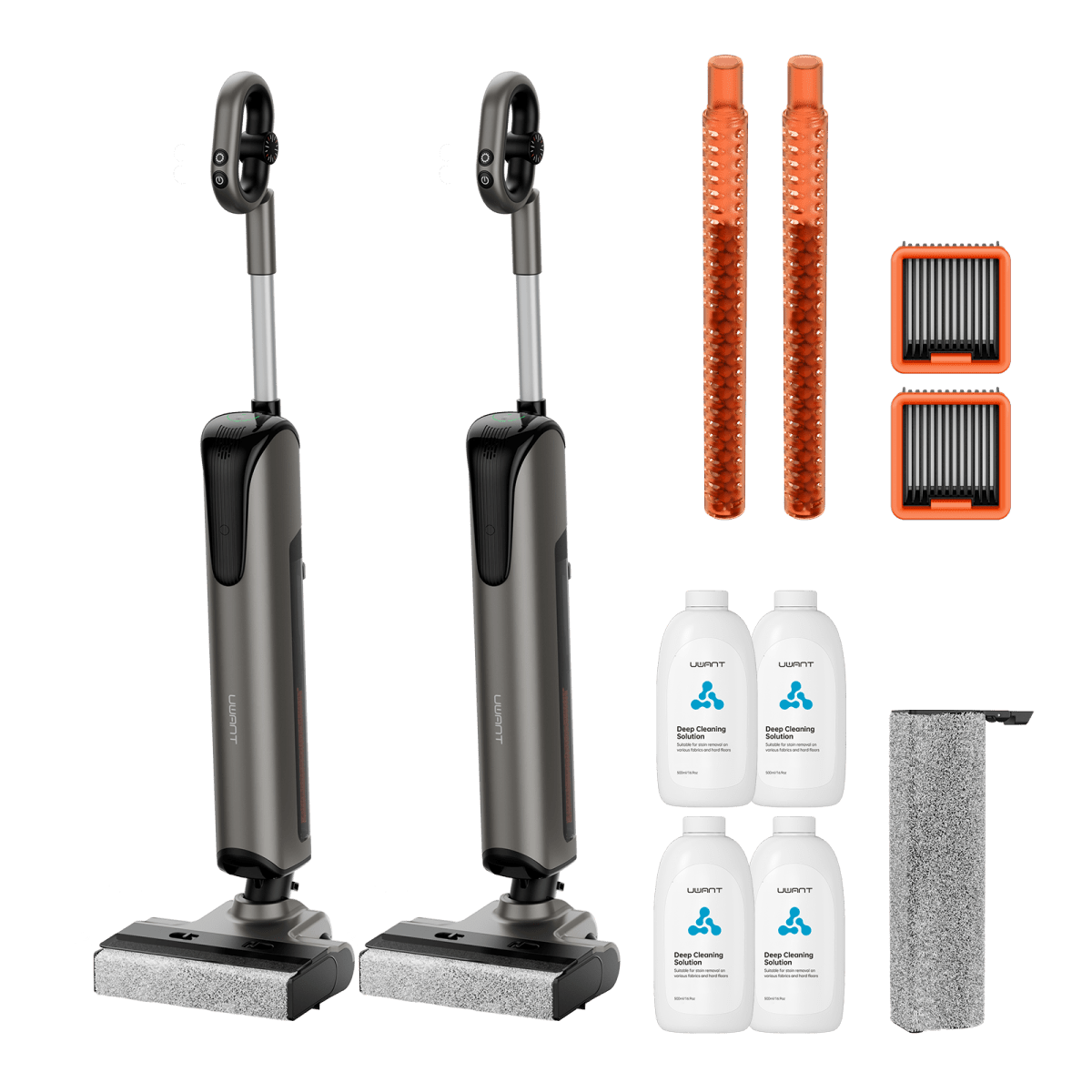 Bundle: UWANT D700 Nass- und Trockensauger, Bodenreiniger