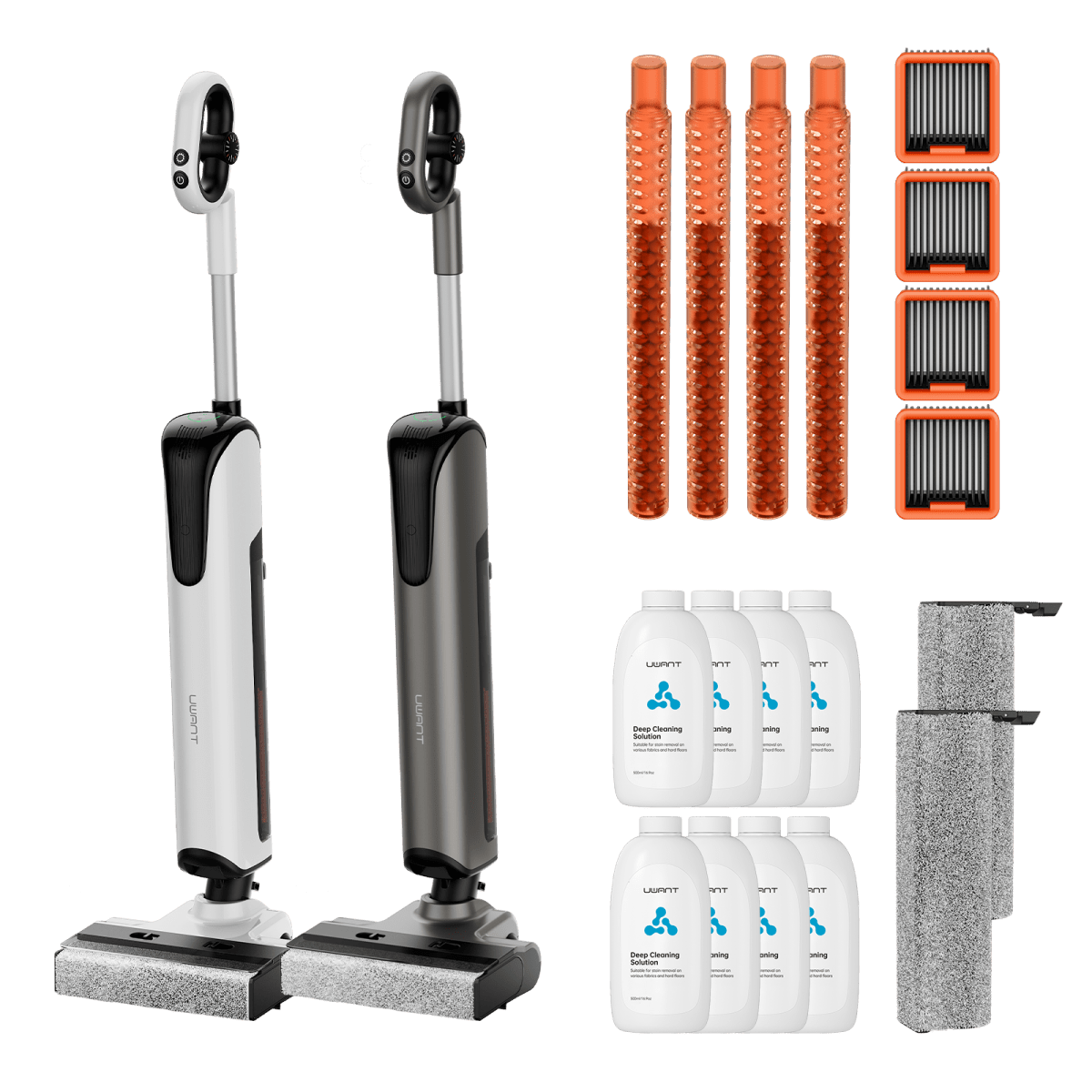 Bundle: UWANT D700 Nass- und Trockensauger, Bodenreiniger