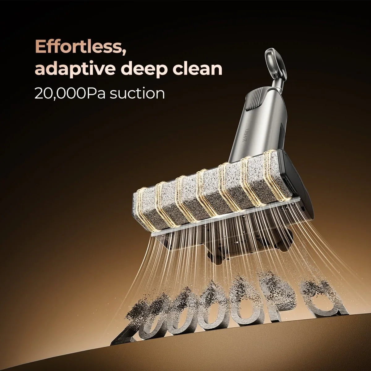 UWANT D700 Nass- und Trockensauger mit der weltweit ersten D-förmigen Walzenbürste