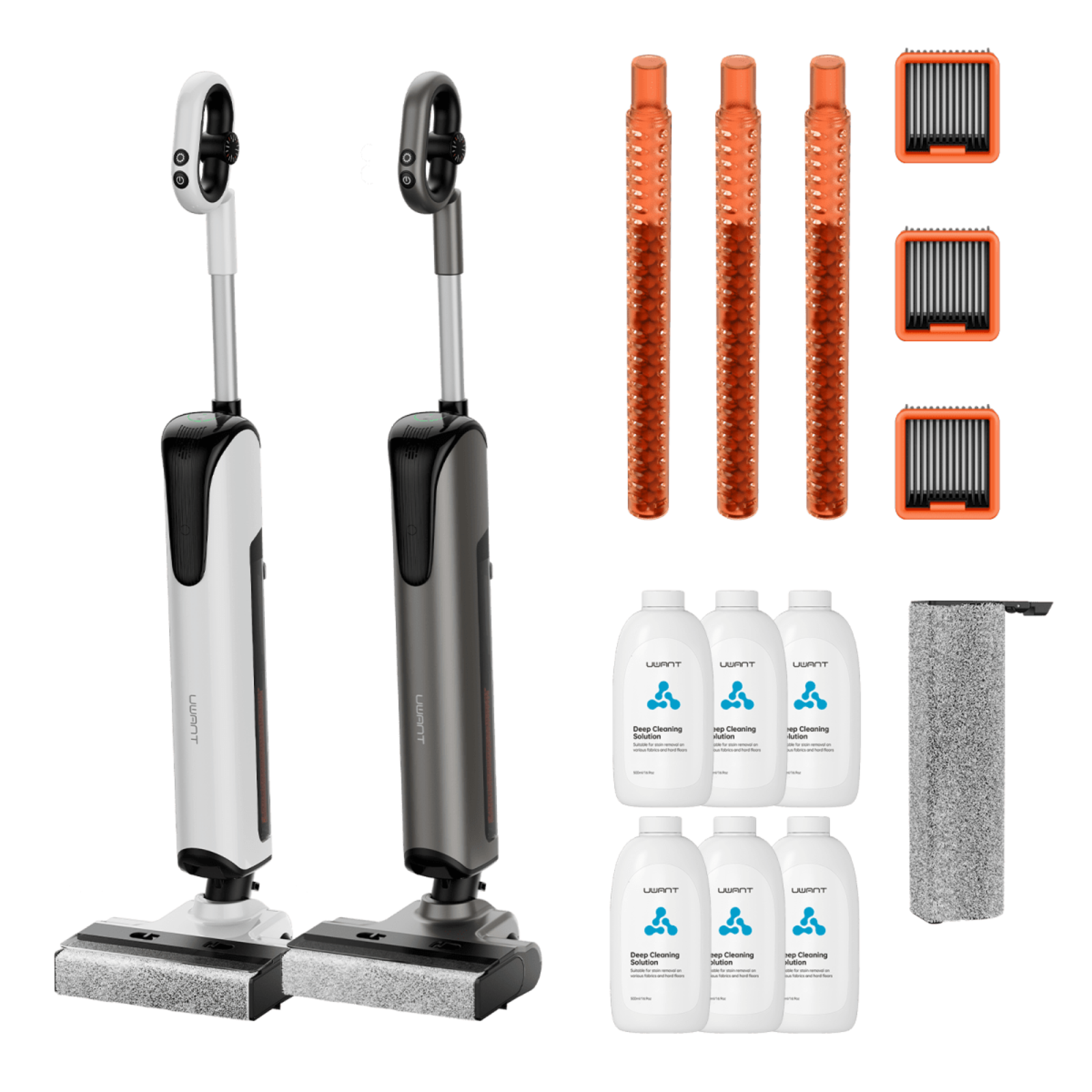 Bundle: UWANT D700 Nass- und Trockensauger, Bodenreiniger