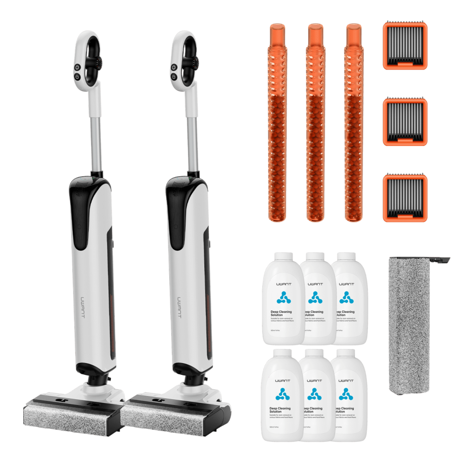 Bundle: UWANT D700 Nass- und Trockensauger, Bodenreiniger