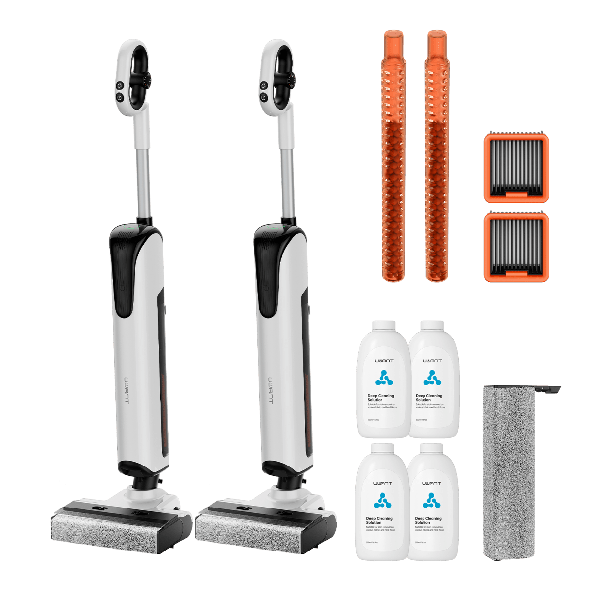 Bundle: UWANT D700 Nass- und Trockensauger, Bodenreiniger