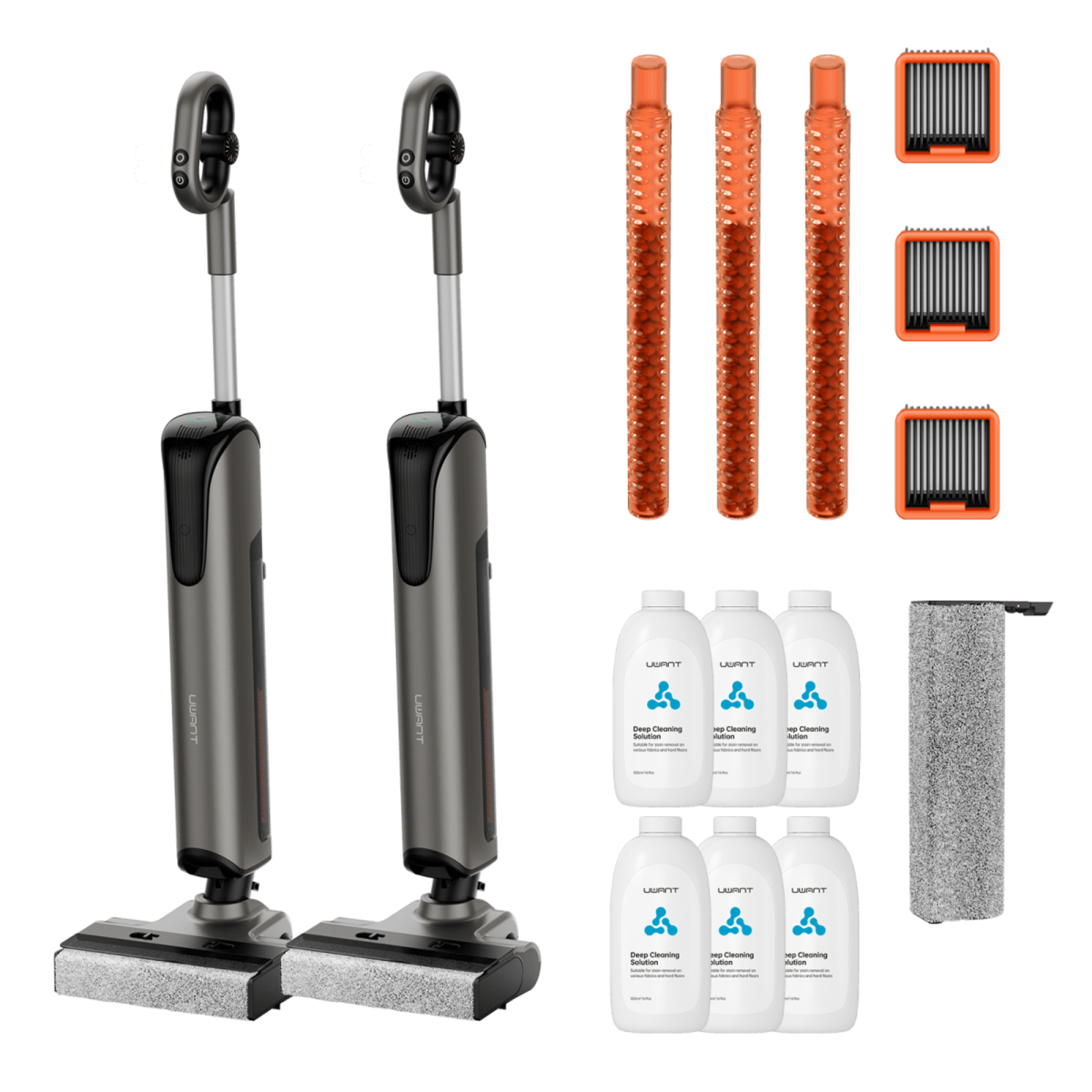 Bundle: UWANT D700 Nass- und Trockensauger, Bodenreiniger