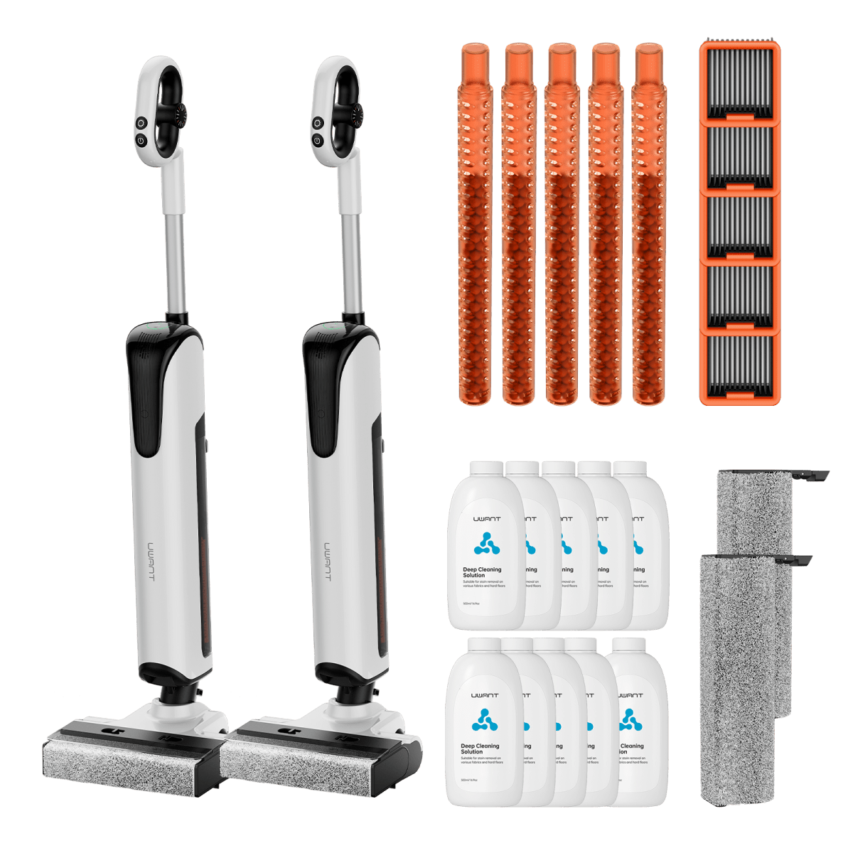 Bundle: UWANT D700 Nass- und Trockensauger, Bodenreiniger