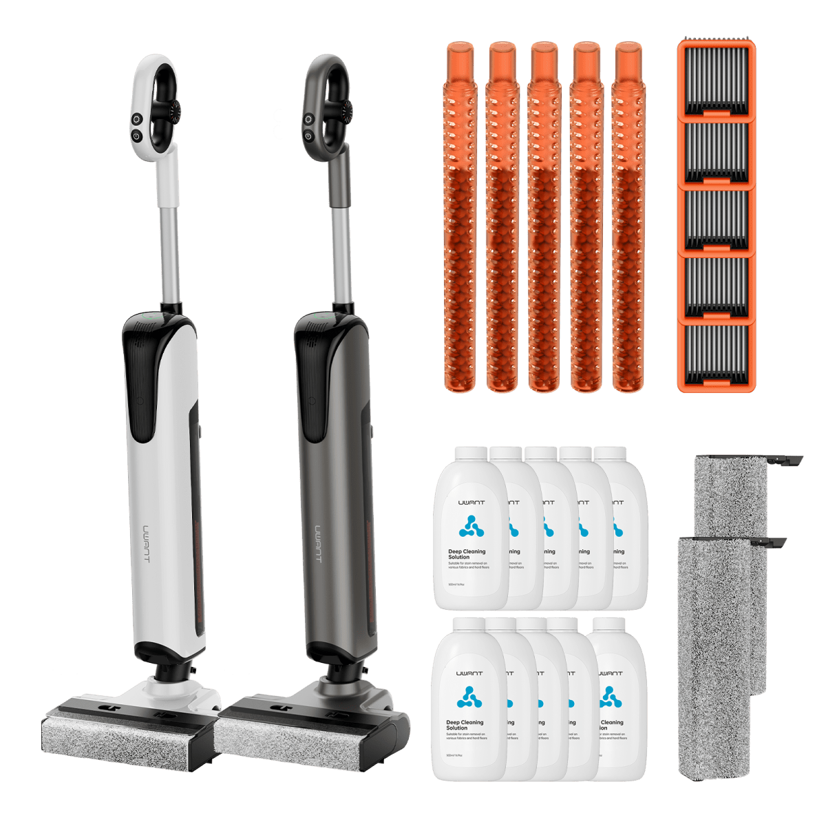 Bundle: UWANT D700 Nass- und Trockensauger, Bodenreiniger