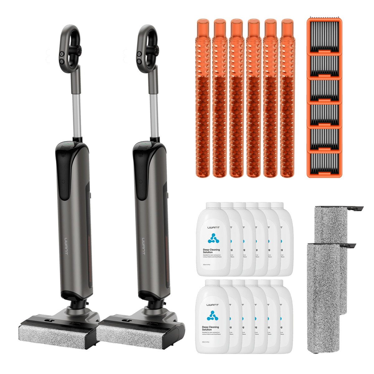 Bundle: UWANT D700 Nass- und Trockensauger, Bodenreiniger