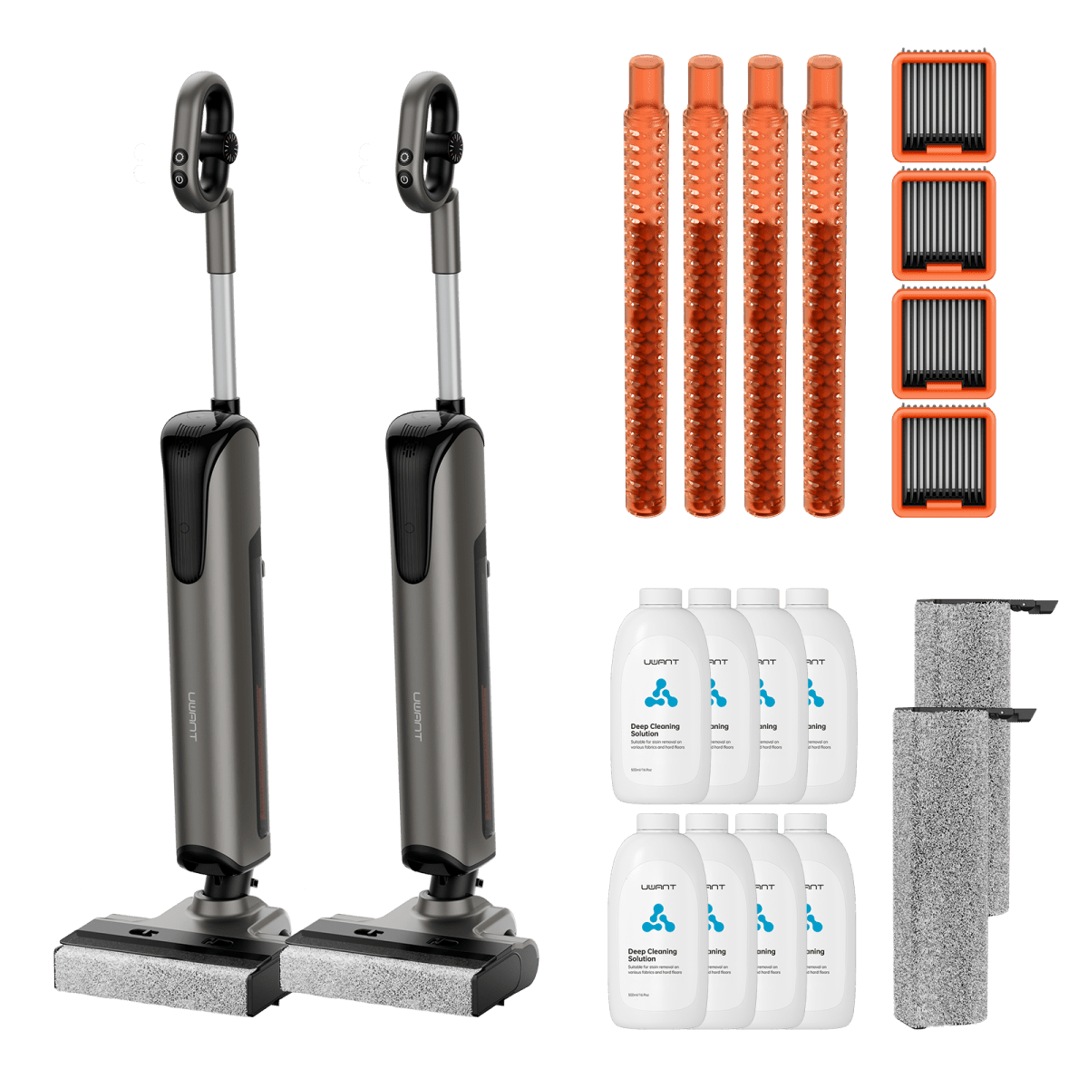 Bundle: UWANT D700 Nass- und Trockensauger, Bodenreiniger