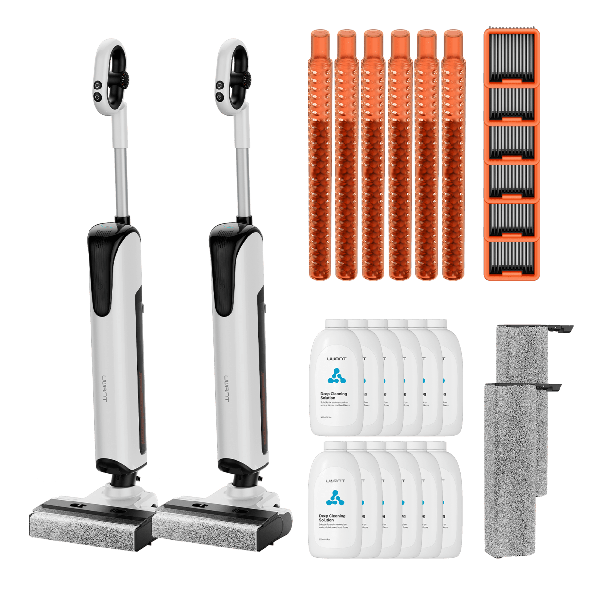 Bundle: UWANT D700 Nass- und Trockensauger, Bodenreiniger