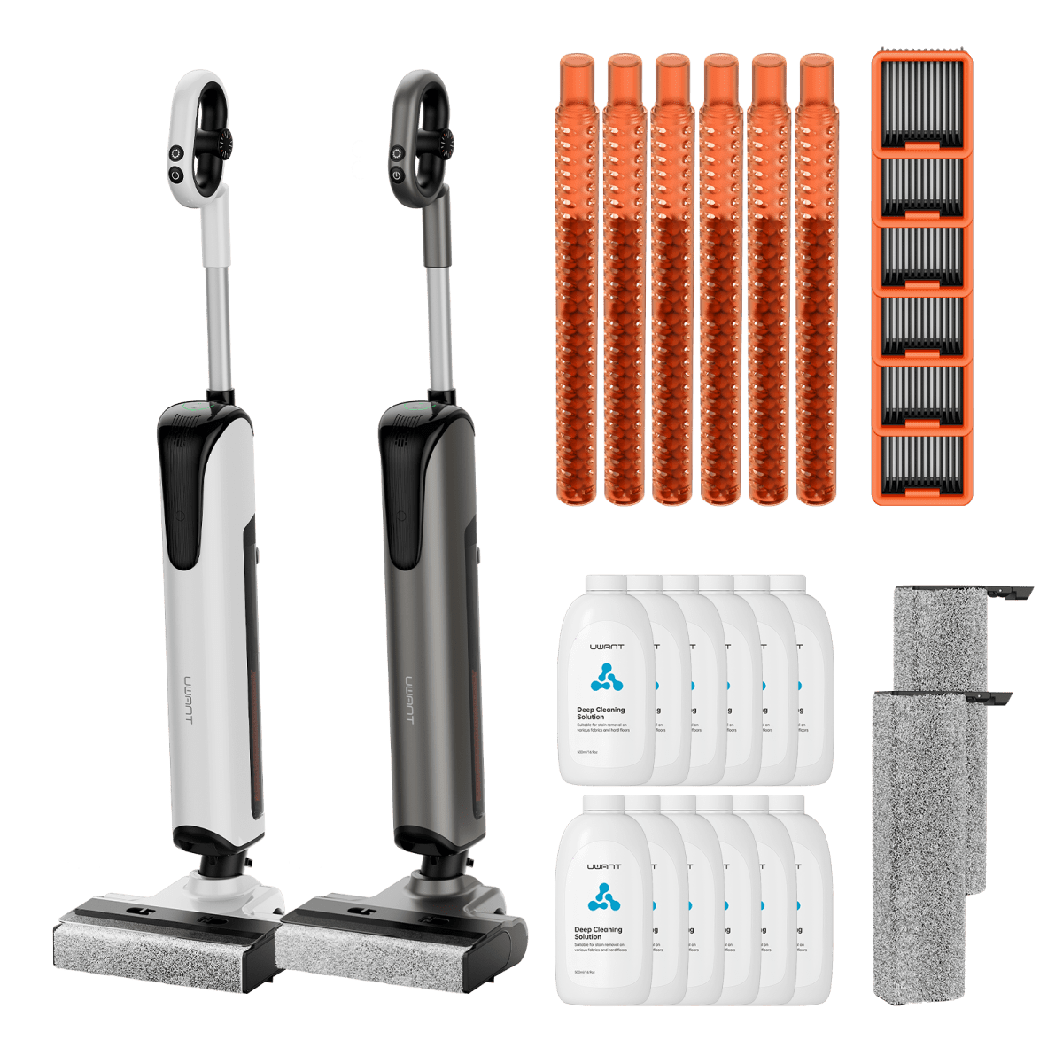 Bundle: UWANT D700 Nass- und Trockensauger, Bodenreiniger