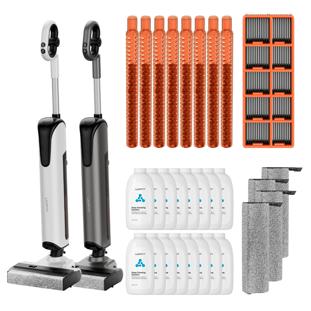 Bundle: UWANT D700 Nass- und Trockensauger, Bodenreiniger