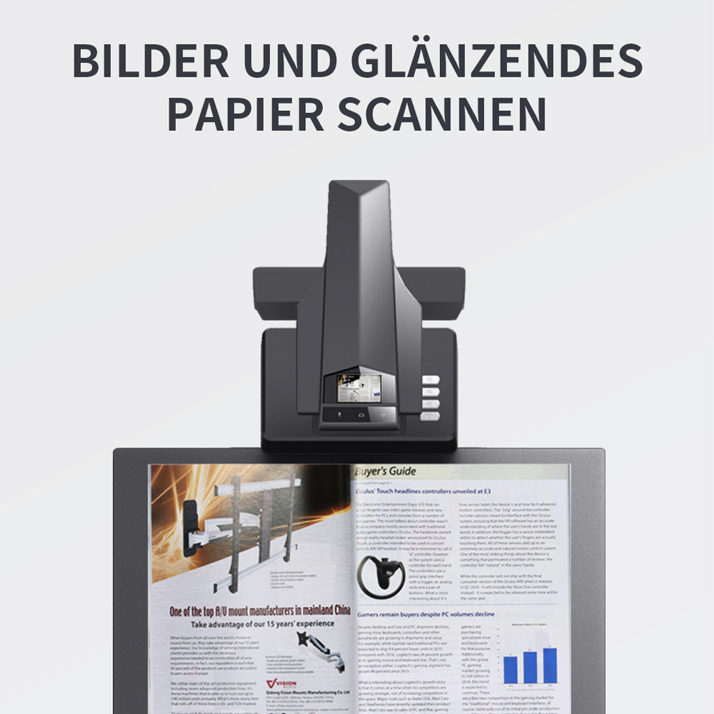 CZUR ET 16/18/24/25 Pro Scanner Dokumentescanner - CZUR